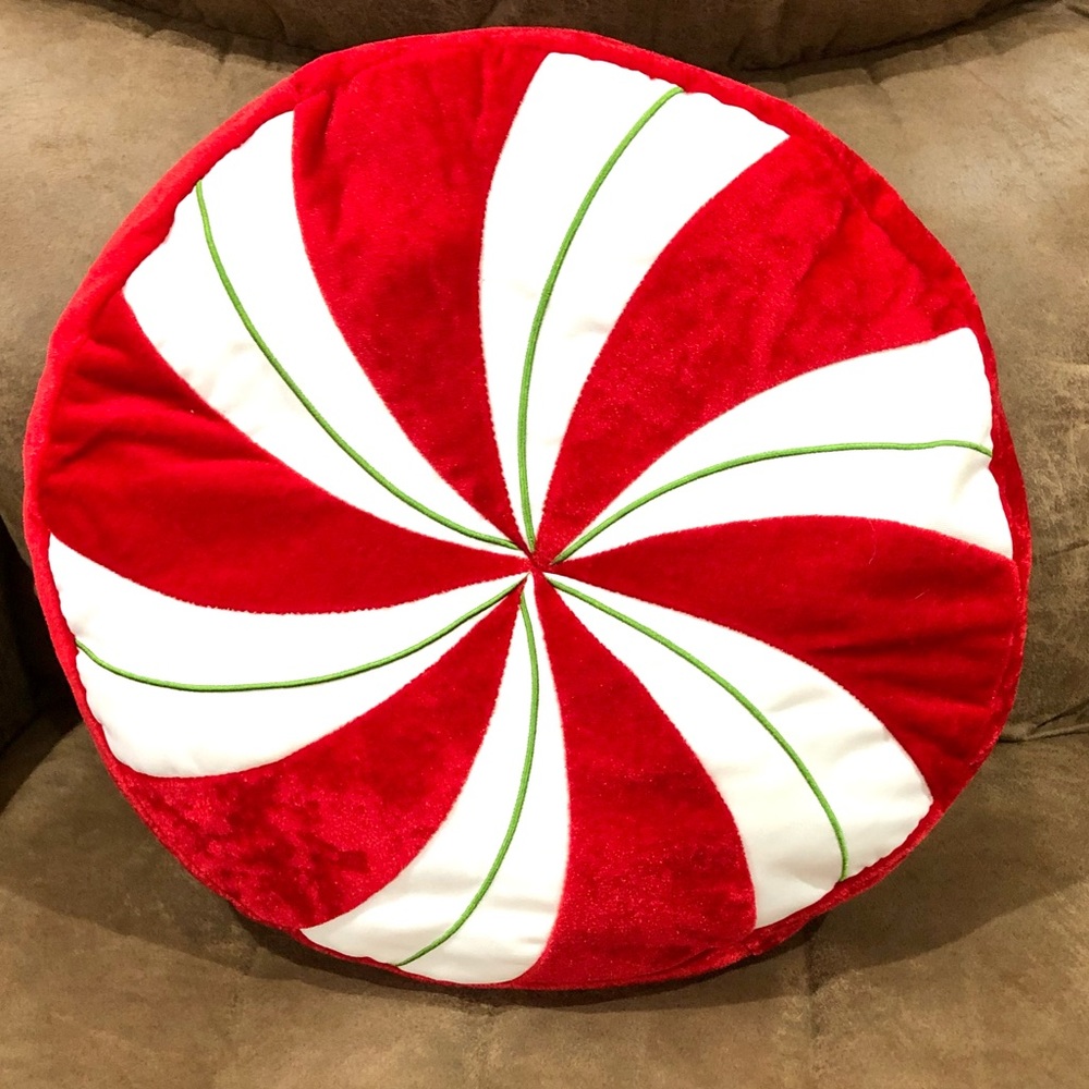 Peppermint Holiday Pillow